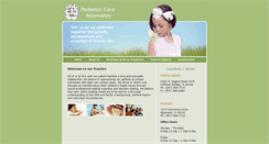 Desktop Screenshot of pediatriccareassociates.com